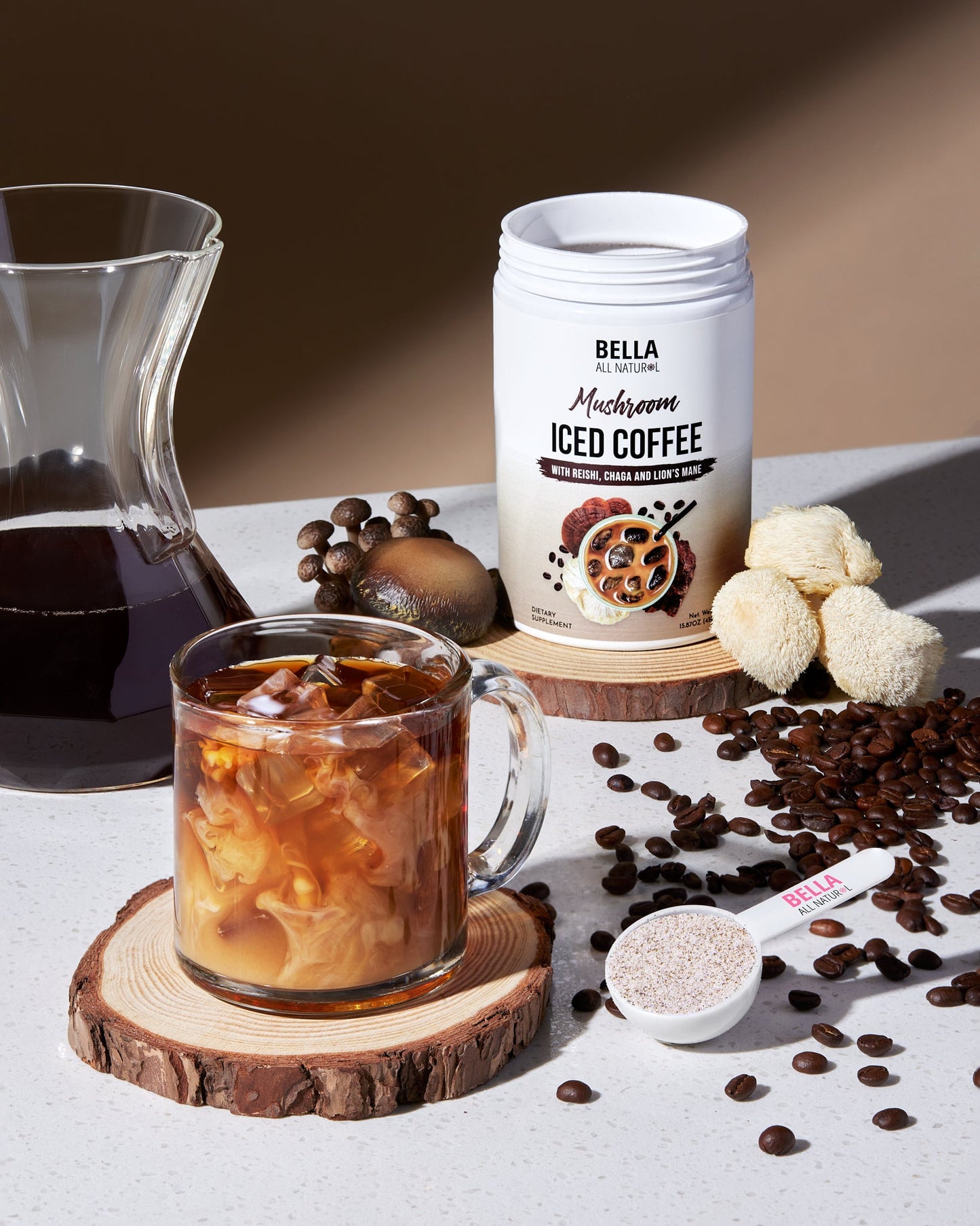 Mushroom Iced Coffee
