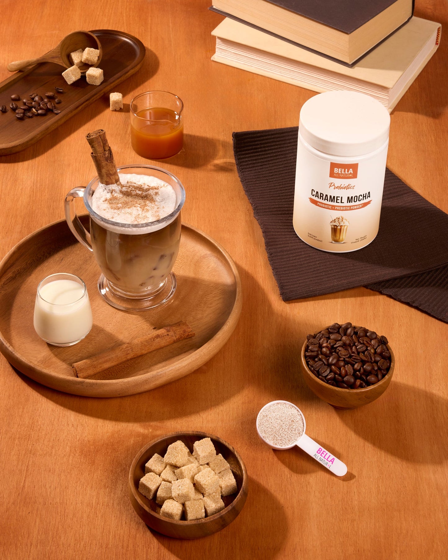 Probiotics Caramel Mocha - 500g - Probiotic & Prebiotic Powder