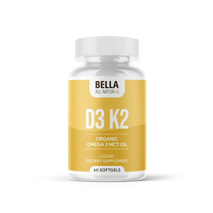 D3 K2 Softgels Organic Omega 3 MCT Oil