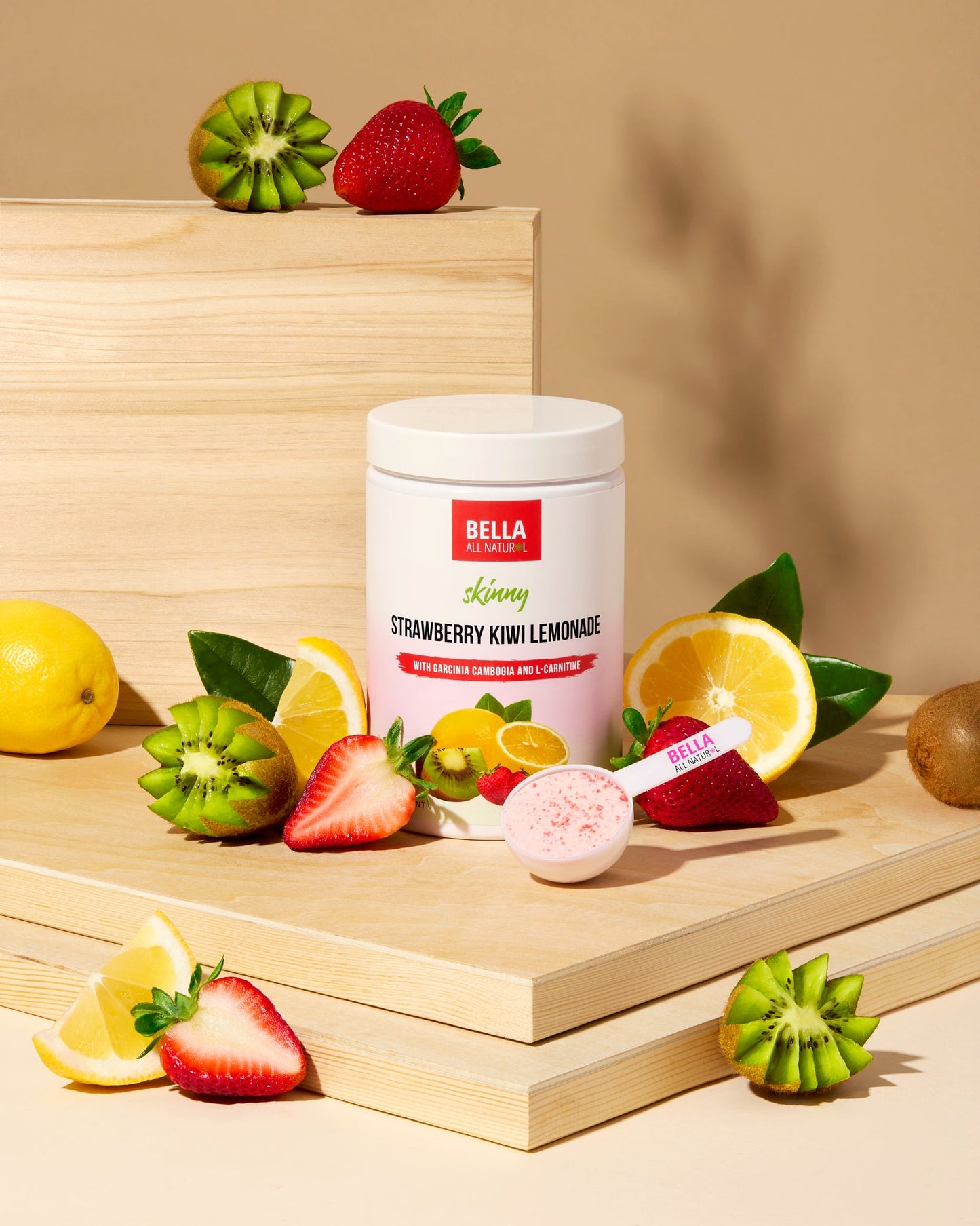 Skinny Iced Lemonade - Strawberry Kiwi