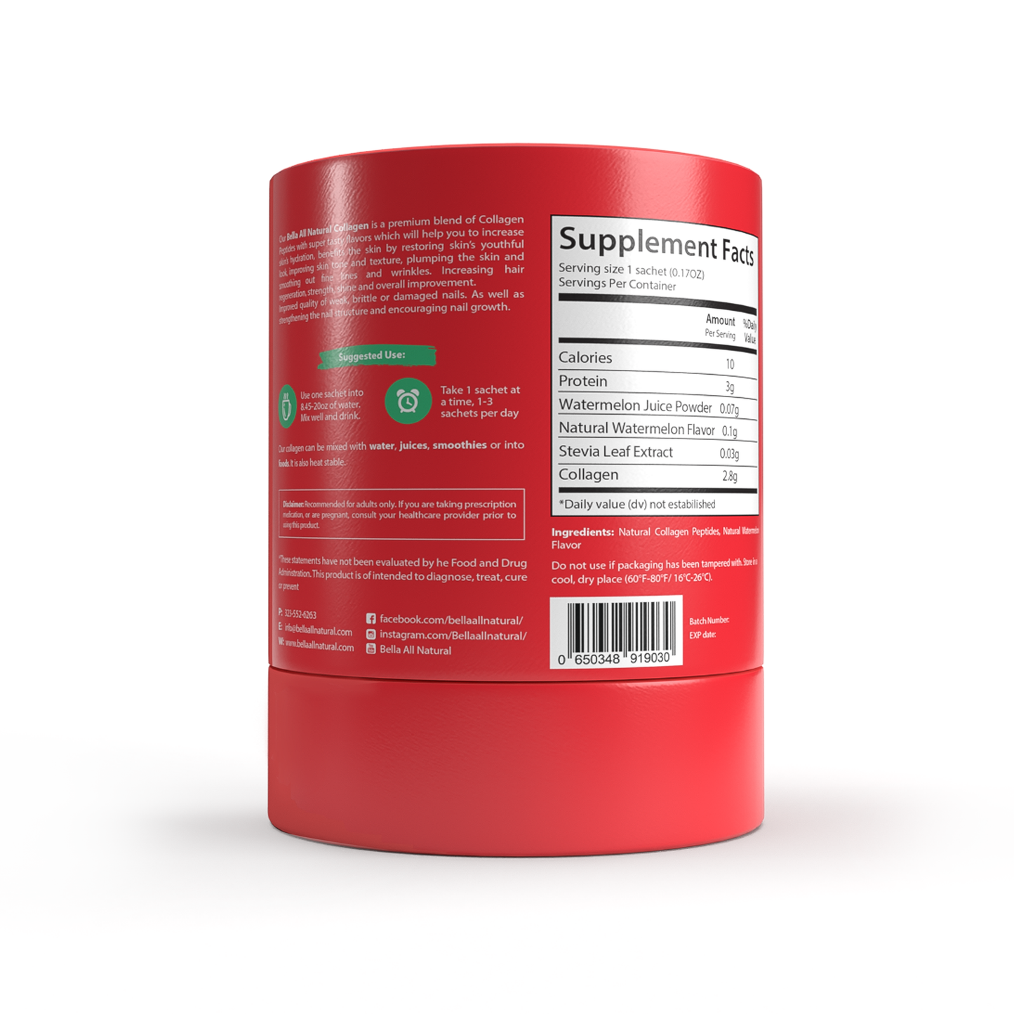 Watermelon Collagen Powder