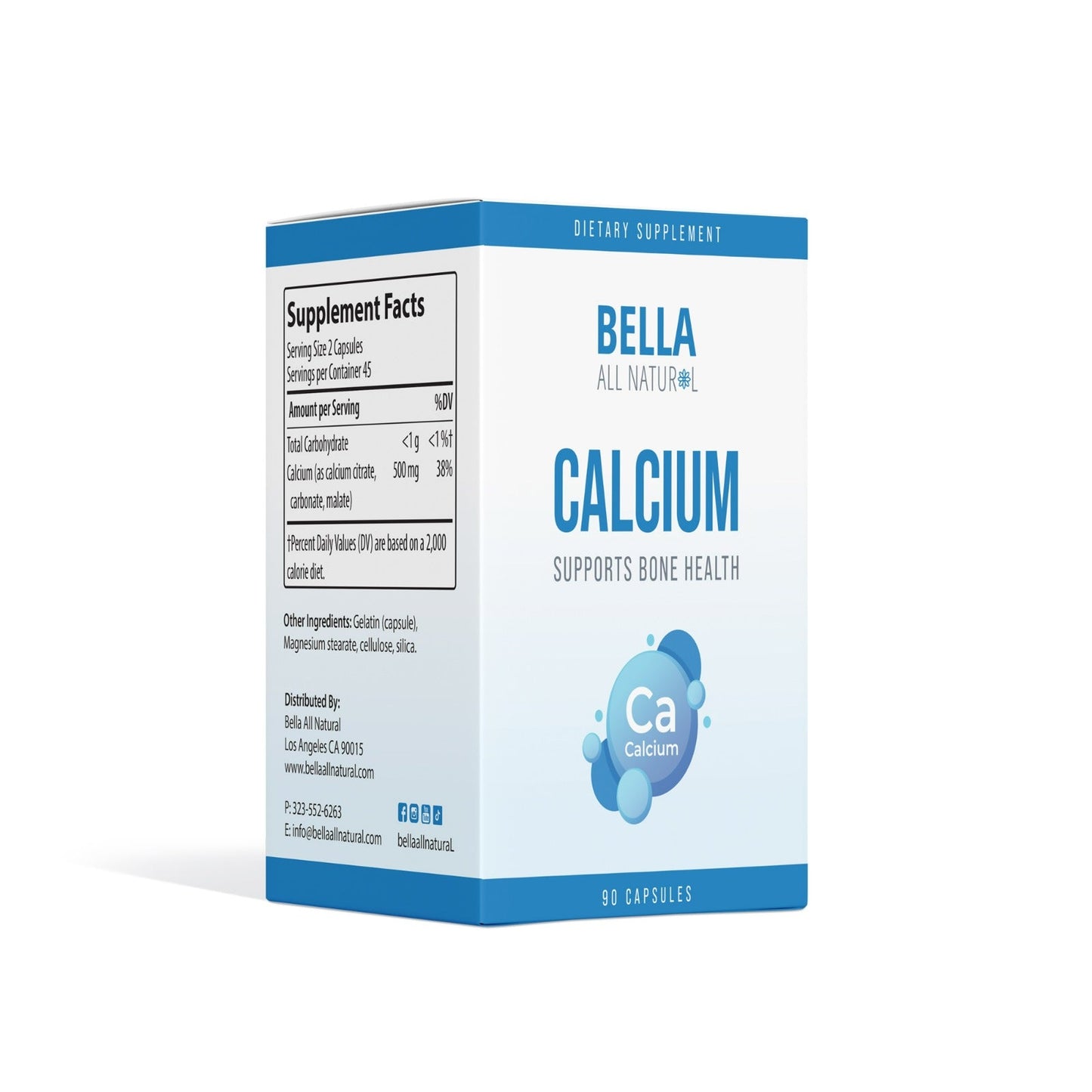 Calcium Capsules for Bone Health Support