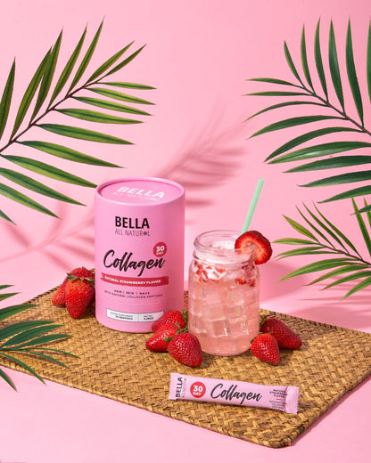 Strawberry Collagen Powder (30 sachets)