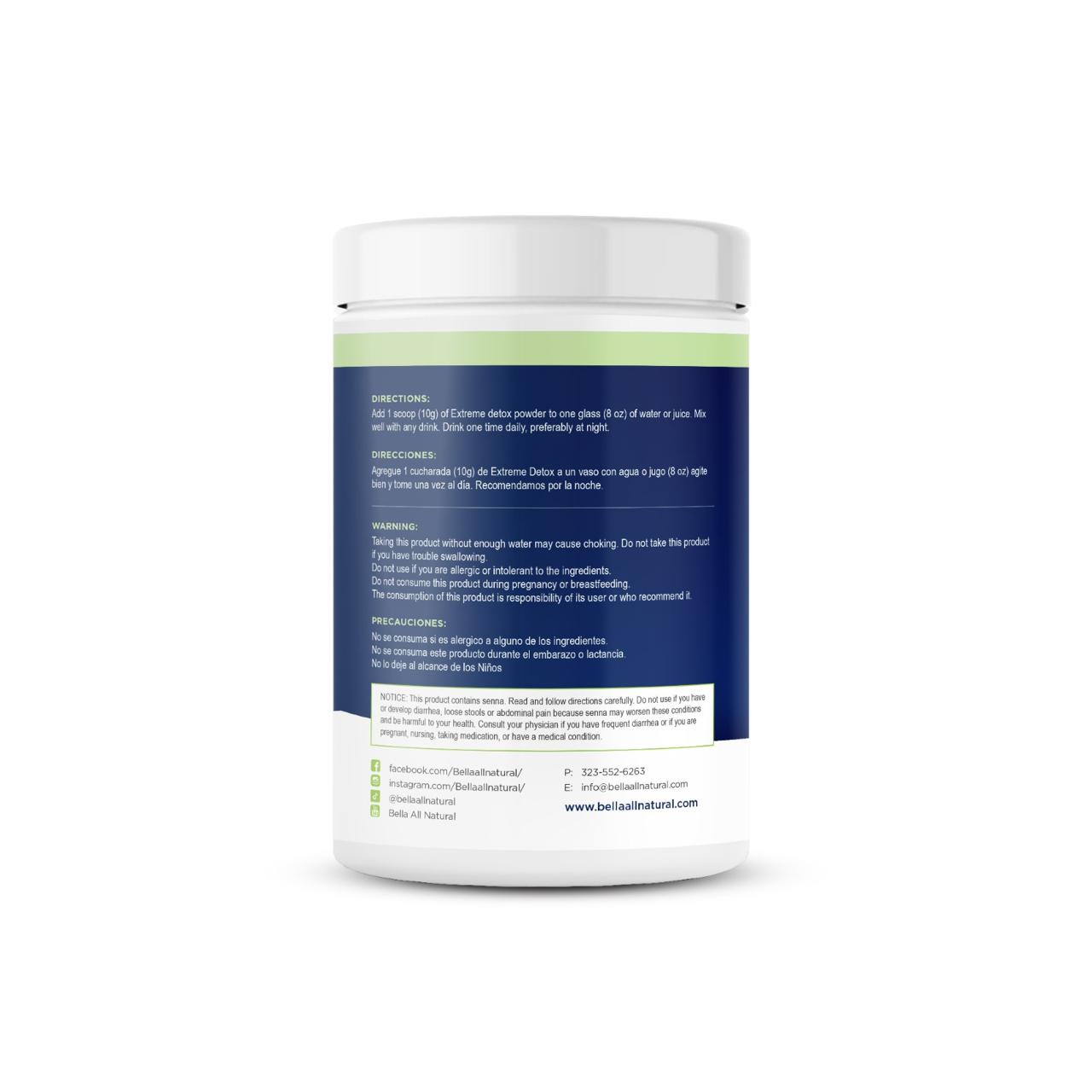 Extreme Detox Powder Papaya