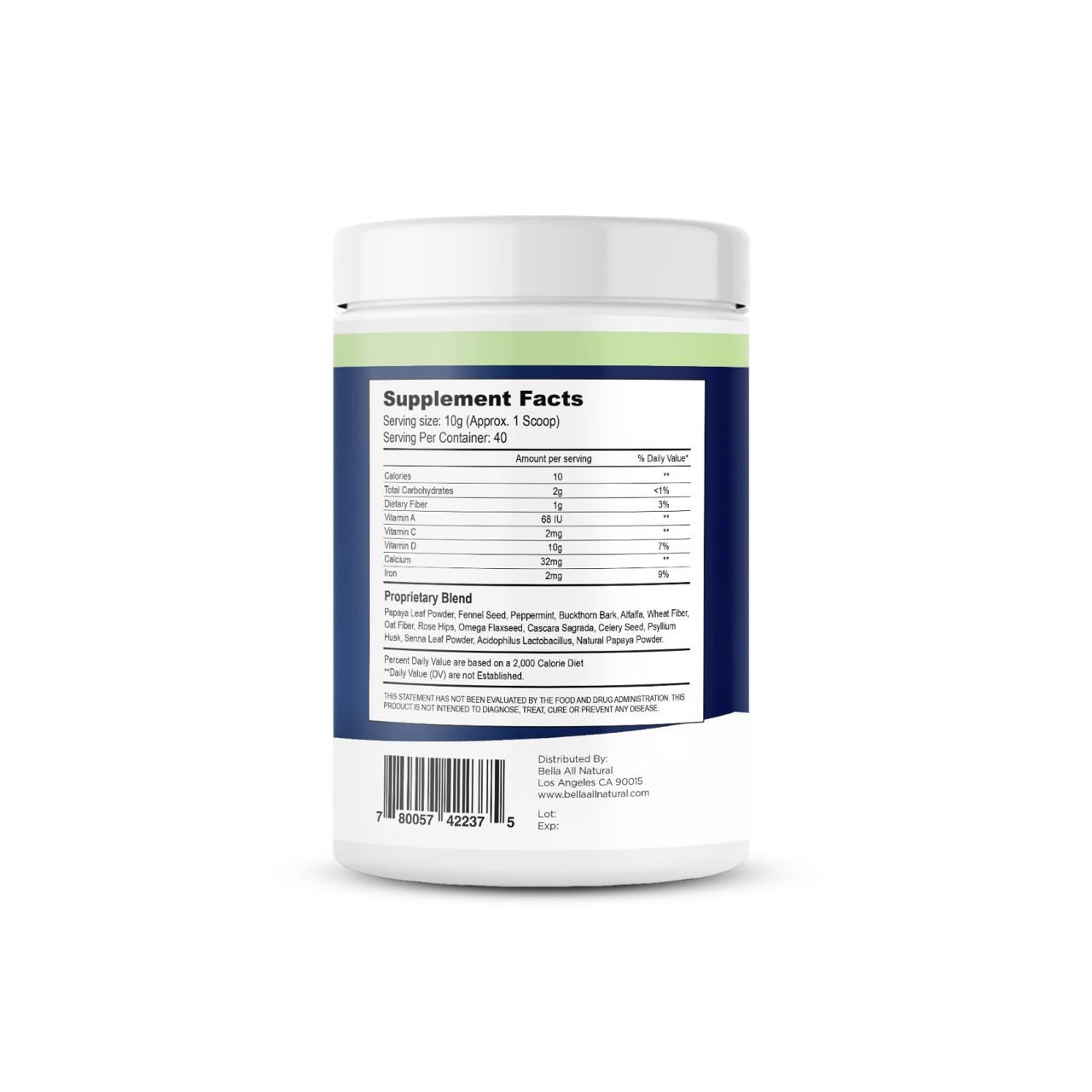 Extreme Detox Powder Papaya