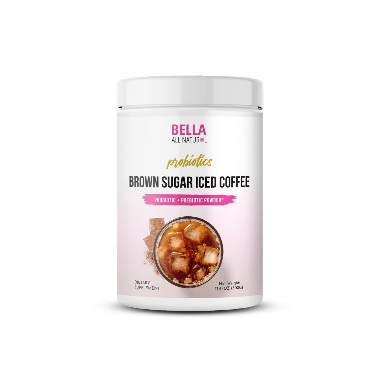 Probiotics Brown Sugar Iced Coffee