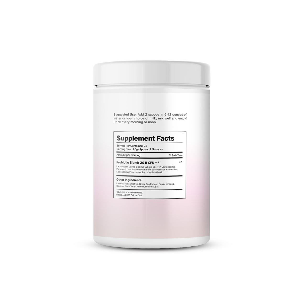 Probiotics Brown Sugar Iced Coffee
