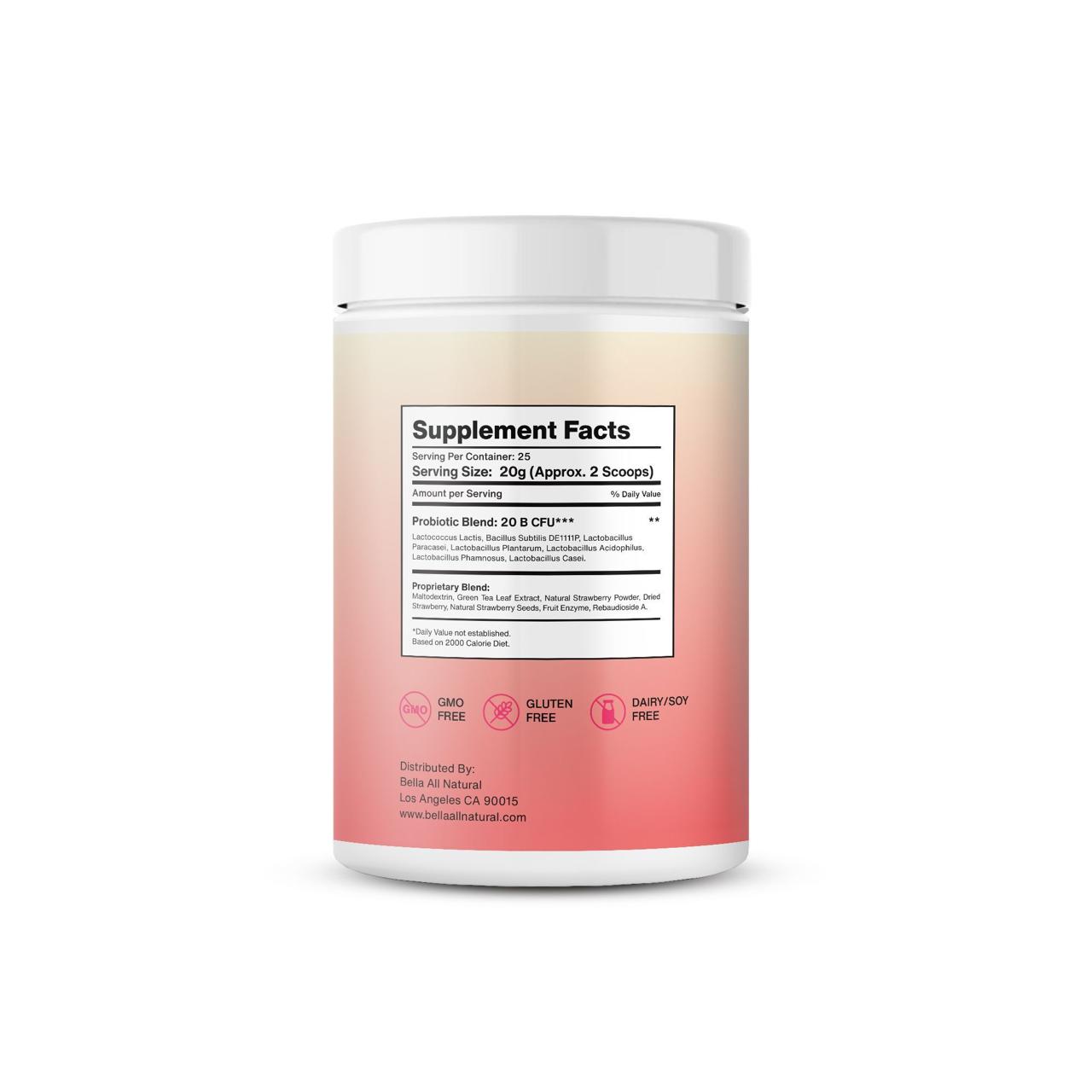 Probiotics Iced Strawberry