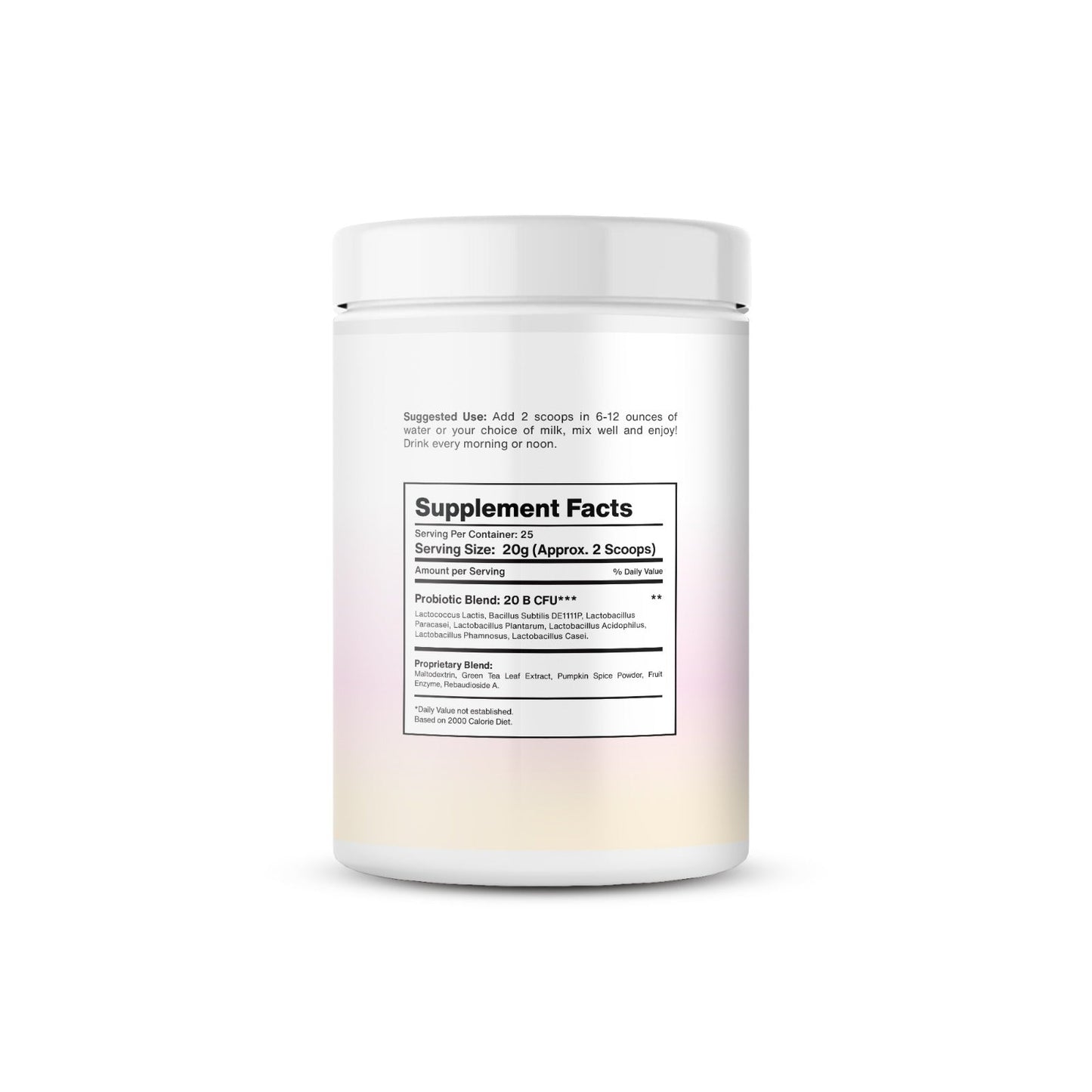 Probiotics Pumpkin Spice Iced Coffee